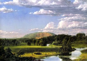West Rock, New Haven autorstwa Frederic Edwin Church