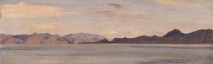 Wybrzeże Azji Mniejszej widziane z Rodos autorstwa Frederic Leighton