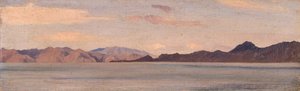 „Wybrzeże Azji Mniejszej widziane z Rodos”, 1867 autorstwa Frederic Leighton