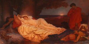 Cymon i Ifigenia, 1884 autorstwa Frederic Leighton