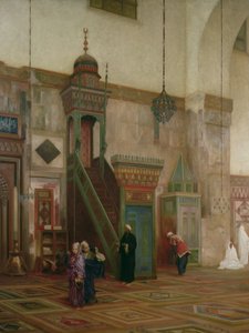 Fragment wnętrza Wielkiego Meczetu w Damaszku, 1873-75