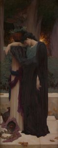 Lachrymae, ok. 1894-95 (olej na płótnie) autorstwa Frederic Leighton
