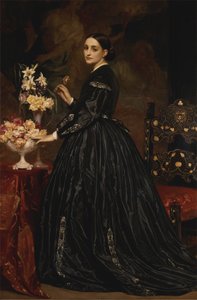 Pani James Guthrie [1866, Royal Academy of Arts, Londyn, katalog wystawy] autorstwa Frederic Leighton