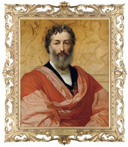 Portret Frederica Leightona autorstwa Frederic Leighton
