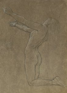 Studiuj dla Clytie autorstwa Frederic Leighton