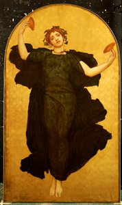 Taniec cymbalistów autorstwa Frederic Leighton