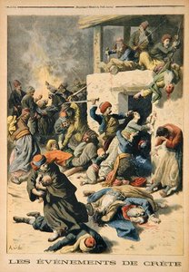 Wydarzenia z Krety, z „Le Petit Journal”, 26 lipca 1896 r.
