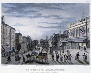 Gimnazjum Dramatyczne - w „”Paryżu 1832” autorstwa Martens