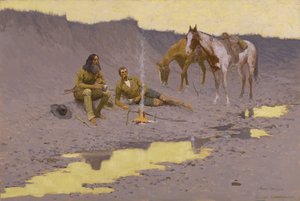 Nowy Rok na Cimarron autorstwa Frederic Remington