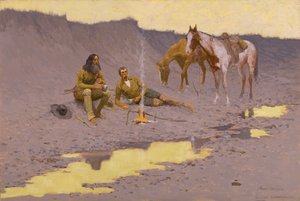Nowy Rok na Cimarron autorstwa Frederic Remington