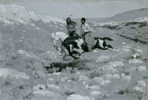 Ceremonia najszybszego konia autorstwa Frederic Remington