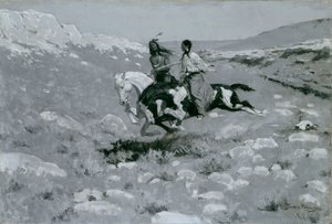 Ceremonia najszybszego konia autorstwa Frederic Remington
