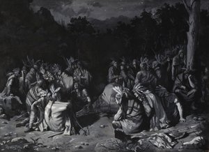 Indian Gathering autorstwa Frederic Remington