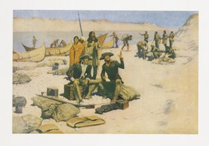 Lewis i Clark, z Colliers Magazine, wyd. 1906 autorstwa Frederic Remington