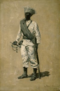 Jeden z mężczyzn Gomez, 1899 autorstwa Frederic Remington