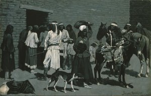 Wioska indiańska autorstwa Frederic Remington