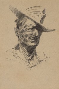 Autoportret autorstwa Frederic Remington