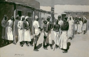 Rynek niewolników autorstwa Frederic Remington