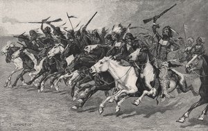 Szarża na biegun słoneczny autorstwa Frederic Remington