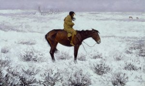 Chłopiec ze stada autorstwa Frederic Remington