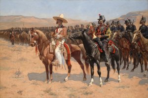 Meksykański major, 1889. autorstwa Frederic Remington