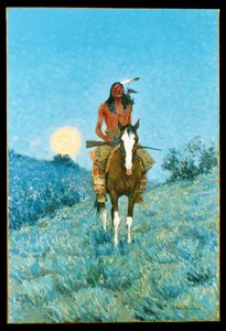 Odstający, 1909 autorstwa Frederic Remington