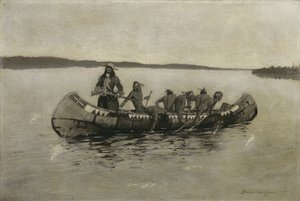 To było fatalne wejście na pokład autorstwa Frederic Remington