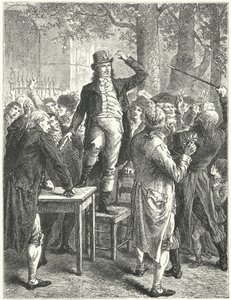 Przemówienie Camille Desmoulins w Ogrodzie Palais Royal, Paryż