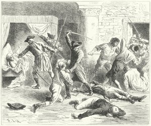 Masakra Francuzów w Weronie autorstwa Frederic Theodore (after) Lix