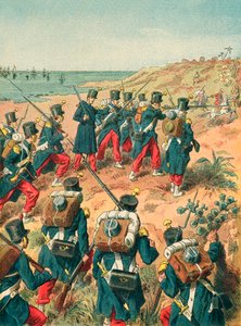 Lądowanie Francuzów w Sidi-Ferruch autorstwa Frederic Theodore Lix