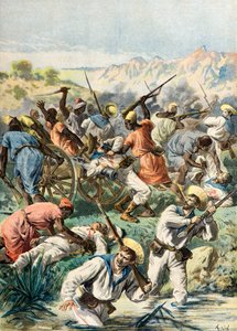 Masakra angielskich żołnierzy autorstwa Frederic Theodore Lix