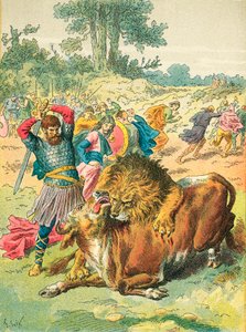 Pepin-Le-Bref په چمپ دي مارسپولي کې autorstwa Frederic Theodore Lix