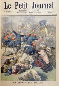 Klęska Tuaregów, okładka "Le Petit Journal", 30 kwietnia 1894 r.