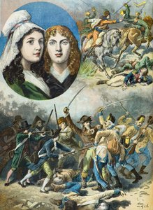 Siostry Felicite i Theophile De Fernig autorstwa Frederic Theodore Lix