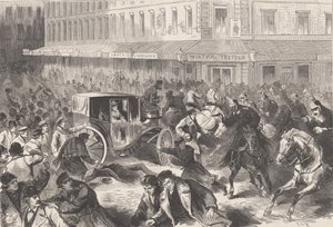 Vera Zasulich strzela 24 stycznia 1878 r. Na gubernatora Petersburga, generała Trepova, 1878 r. autorstwa Frederic Theodore Lix