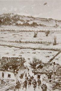 Atak na wzgórze 60, z „Rok 1915: zapis znaczących osiągnięć i wydarzeń”, 1915 autorstwa Frederic Villiers
