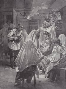 Wybór Panny Młodej w Wigilię autorstwa Frederic de Haenen