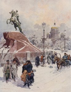 Pomnik Piotra I autorstwa Frederic de Haenen