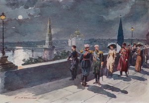 Taras Kremla autorstwa Frederic de Haenen