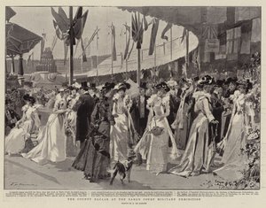 Bazar hrabstwa na wystawie wojskowej Earl