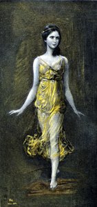 Isadora Duncan (1878 - 1927) autorstwa Kaulbaca. Listopad 1902.