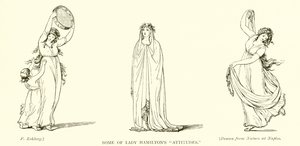 Niektóre z postaw Lady Hamilton autorstwa Frederich Rehberg