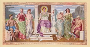 Prawo (litografia kolorowa) autorstwa Frederick (after) Dielman