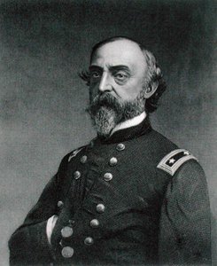 George Gordon Meade (1815-72) wyryty przez Roberta E. Whitechurcha (1814-c.83) po fotografii (grawerunek) autorstwa Frederick (after) Gutekunst