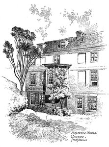 Dom Hogarthów, Chiswick, 1912 autorstwa Frederick Adcock