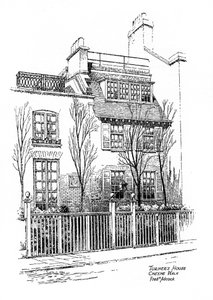 Dom Turnersów, Cheyne Walk, Chelsea, Londyn, 1912