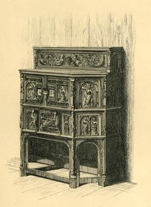 Szafka dębowa, koniec XV w., 1881 r.