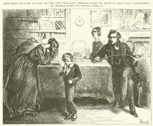 Ilustracja do Davida Copperfielda autorstwa Frederick Barnard