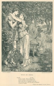Ilustracja do Troilusa i Cressida autorstwa Frederick Barnard