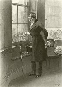 Major Pendennis (grawiura) autorstwa Frederick Barnard